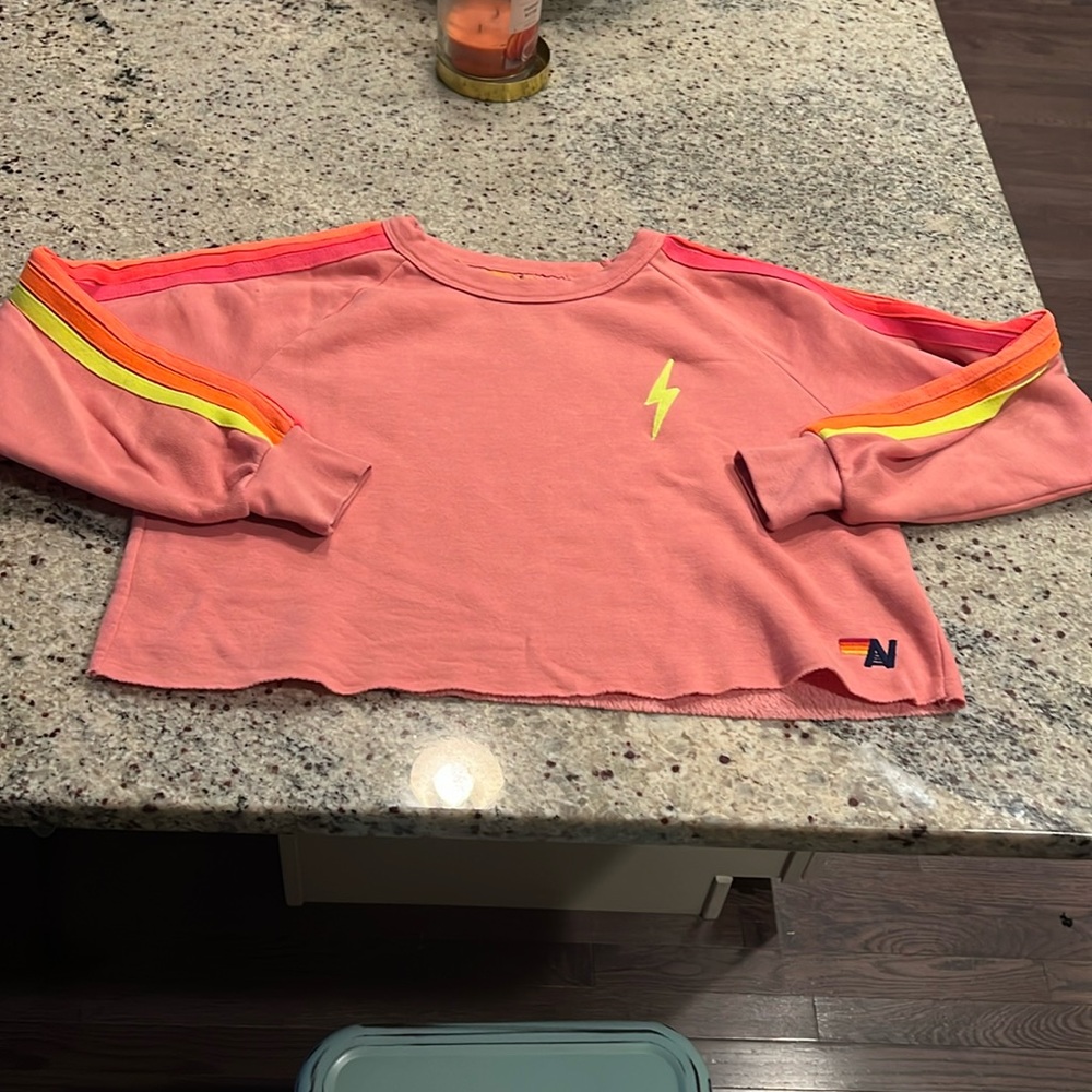 Aviator Nation cropped sweatshirt